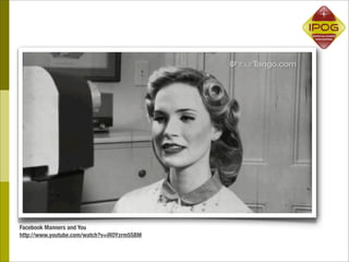 Facebook Manners and You
http://www.youtube.com/watch?v=iROYzrm5SBM
 