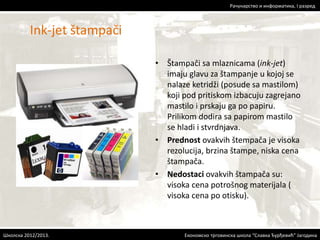 Princip Rada Ink Jet 03 arhitektura računara | PPTX