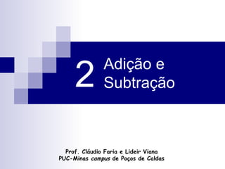 Adição e Subtração 2 