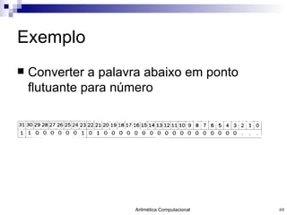 Exemplo Converter a palavra abaixo em ponto flutuante para número  