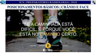 POSICIONAMENTOS BÁSICOS | CRÂNIO E FACE
 