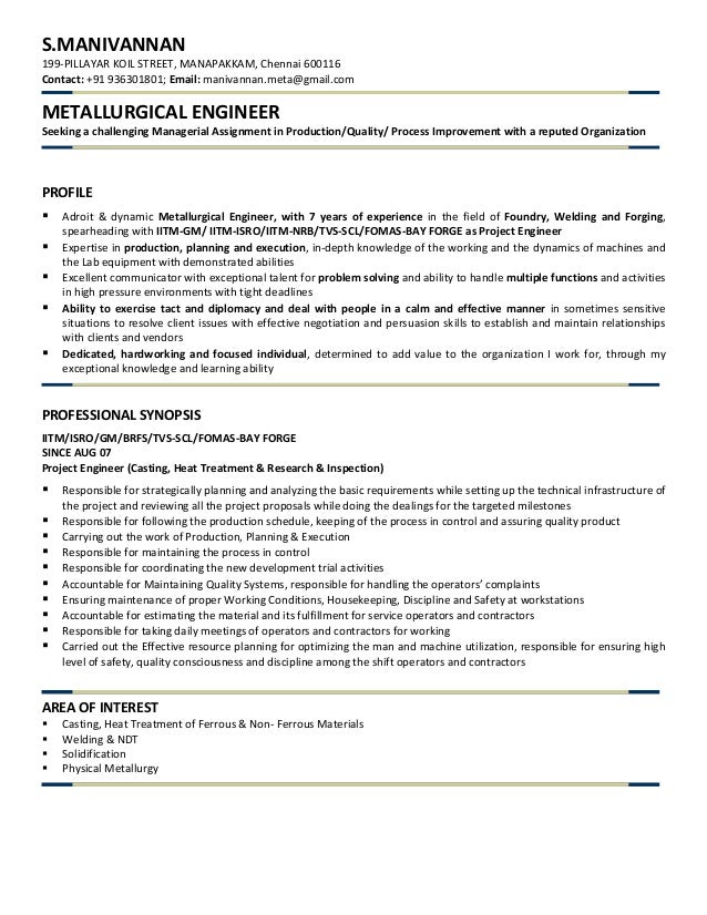 Manivannan Resume 3