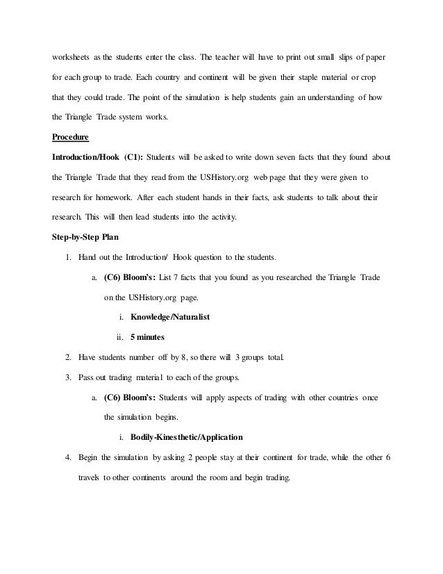 Final Lesson Plan 6