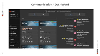 8
Communication – Dashboard
 