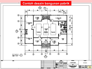 Contoh desain bangunan pabrik
18
 