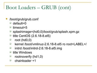 Booting Process in Linux or Unix Operating Systems | PPTX
