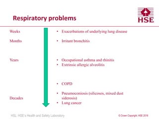 Dust and the selection and use of RPE | PPTX