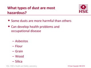 Dust and the selection and use of RPE | PPTX