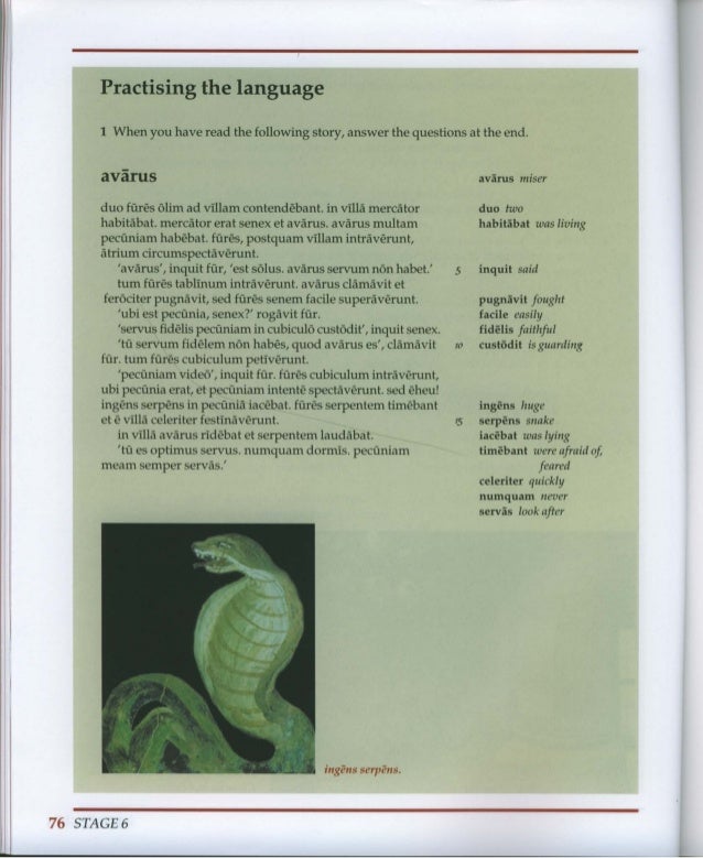 Cambridge Latin Course Book 1 Stage 1