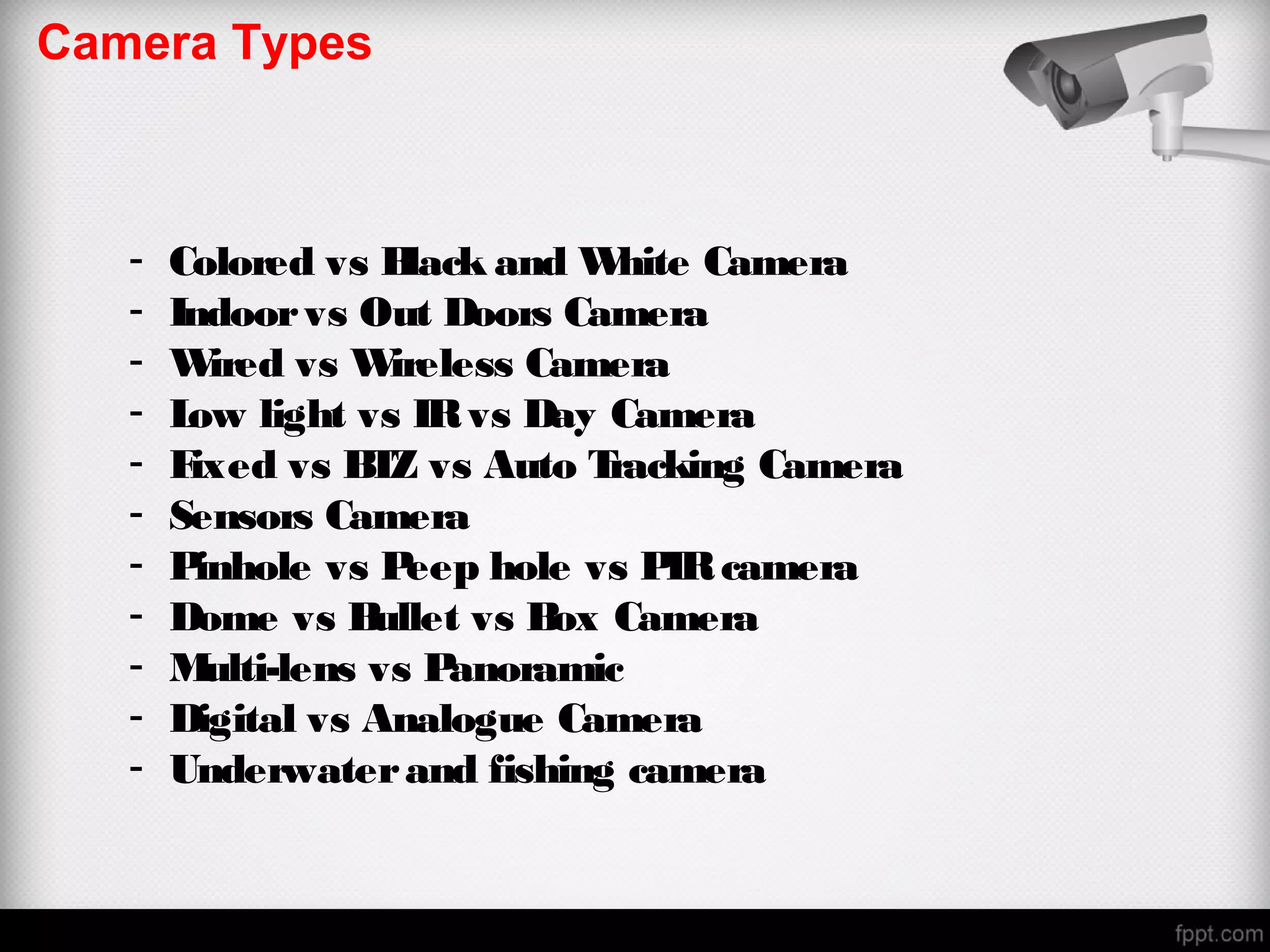 03 Cctv Camera Types Ppt