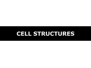 CELL STRUCTURES
 