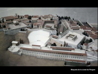 Maqueta de la ciutat de Pèrgam
 