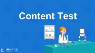 Content Test
#Searchlove @Chrisdayley
 