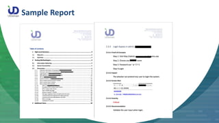 Sample Report
 