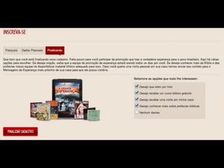 Vídeo de apelo
para estudo bíblico
 