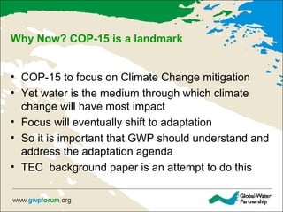 Climate Change, COP15 and Beyond | PPT