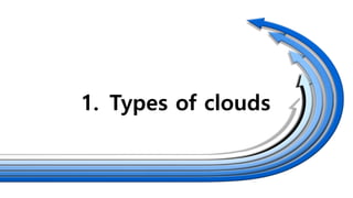 1. Types of clouds
 