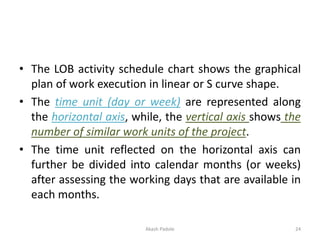 Chart Lob Example 03 Construction Project Planning and Scheduling | PPTX