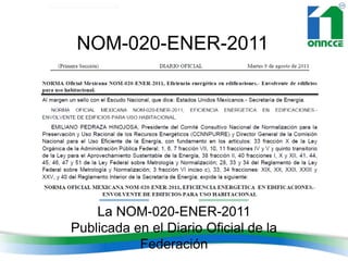 Nom O2o Contenido y alcance de la NOM-020-ener-2011 | PPTX