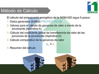 Nom O2o Contenido y alcance de la NOM-020-ener-2011 | PPTX