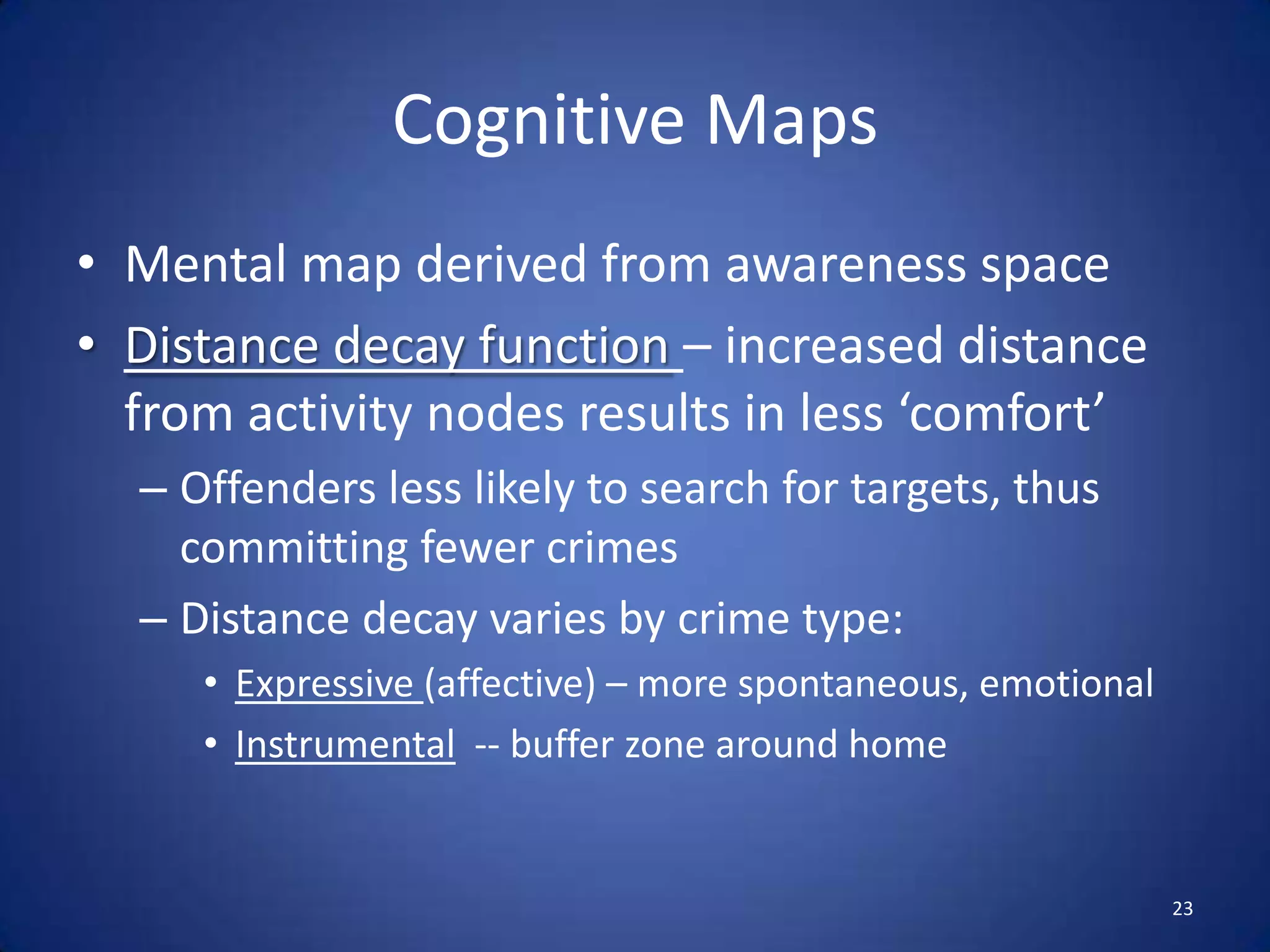 Crime pattern THEORYNEOCLASSICAL CRIMINOLOGY19