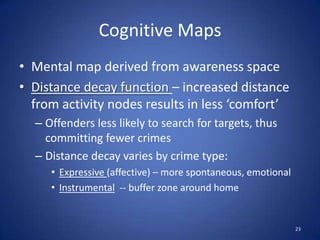 Crime pattern THEORYNEOCLASSICAL CRIMINOLOGY19