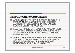 CURRENT ISSUES IN PUBLIC ADMINISTRATION