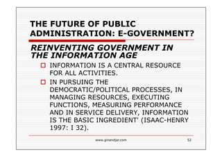 CURRENT ISSUES IN PUBLIC ADMINISTRATION