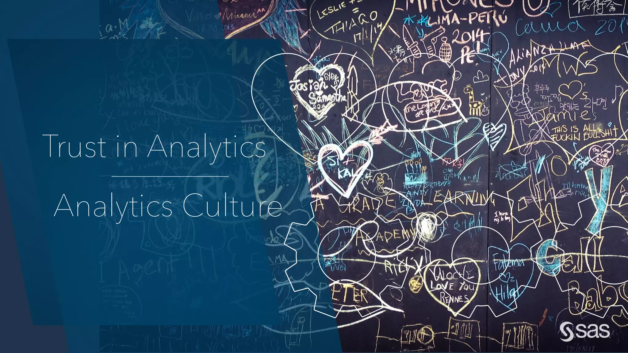 Copyright © SAS Institute Inc. All rights reserved.
Trust in Analytics
Analytics Culture
 
