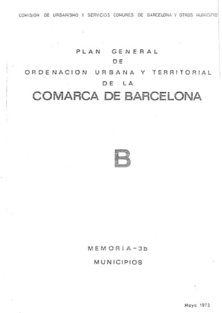 Plan Comarcal 1973