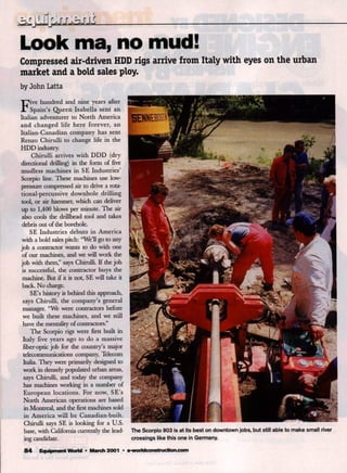 Equipment World - march2001