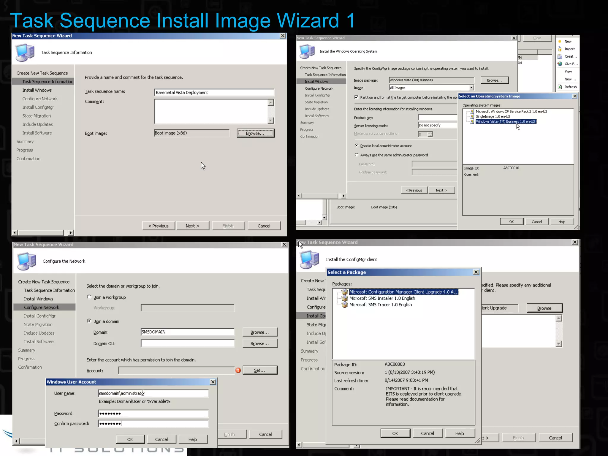 Task Sequence Install Image Wizard 1 