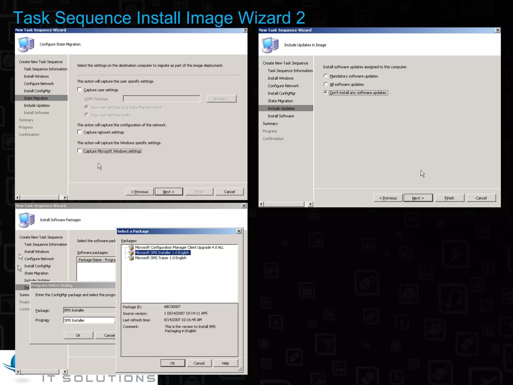 Task Sequence Install Image Wizard 2 