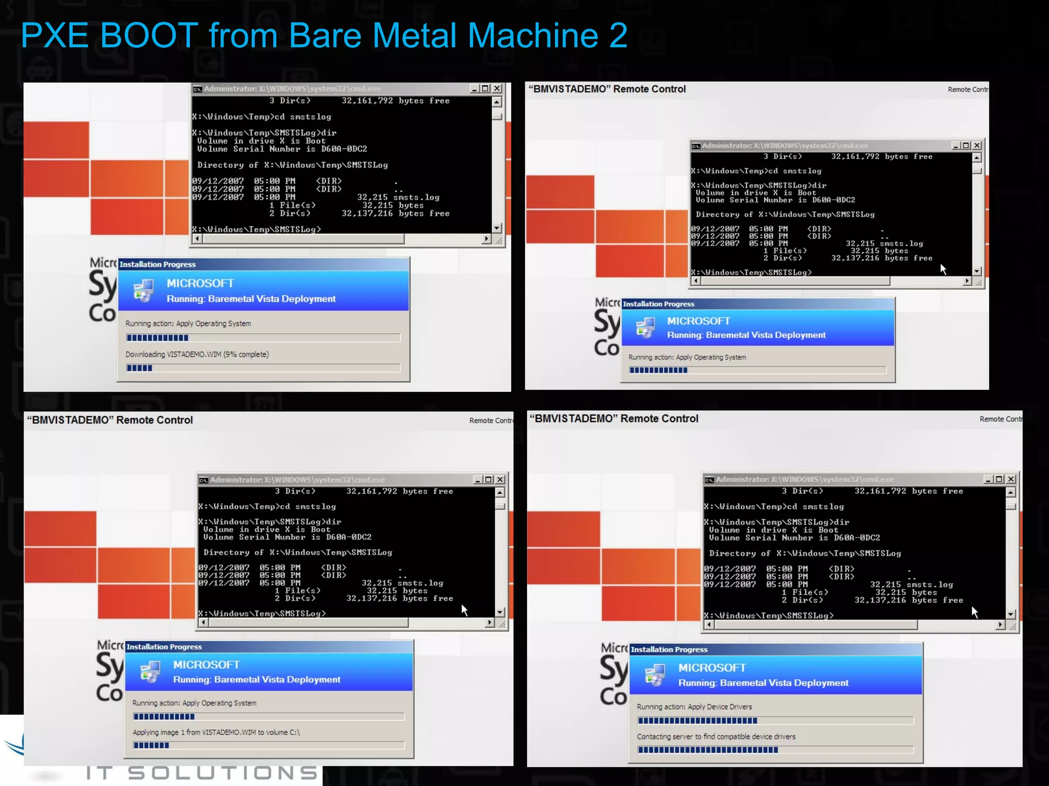 PXE BOOT from Bare Metal Machine 2 