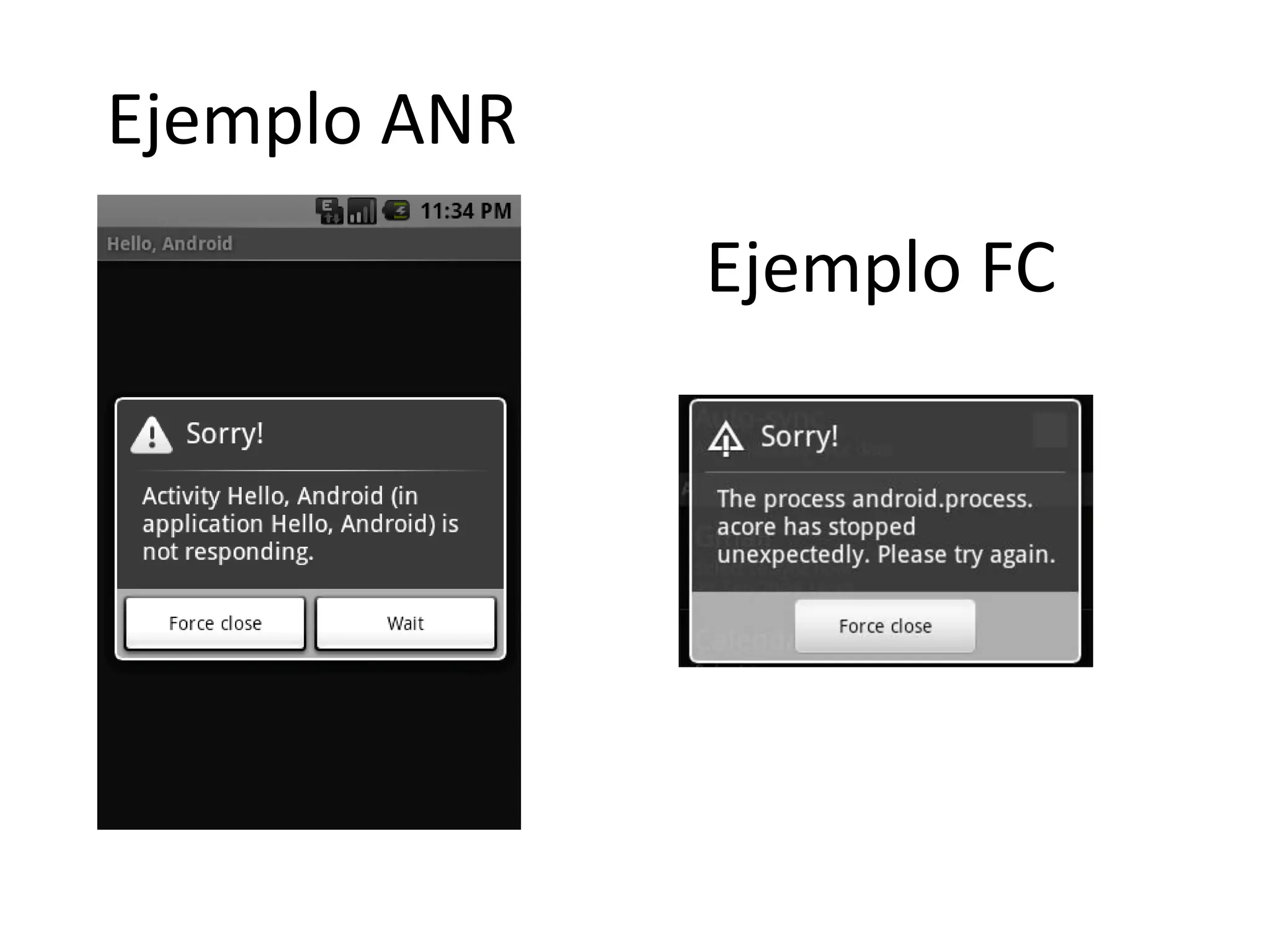 Ejemplo ANR
Ejemplo FC
 