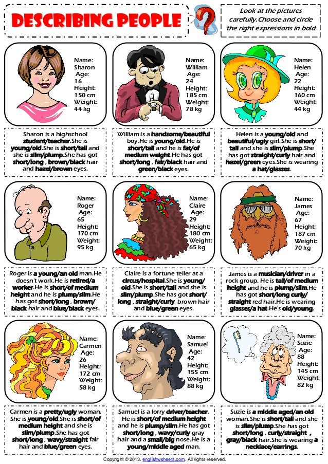 03 Describing People