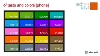 of taste and colors [phone]
 