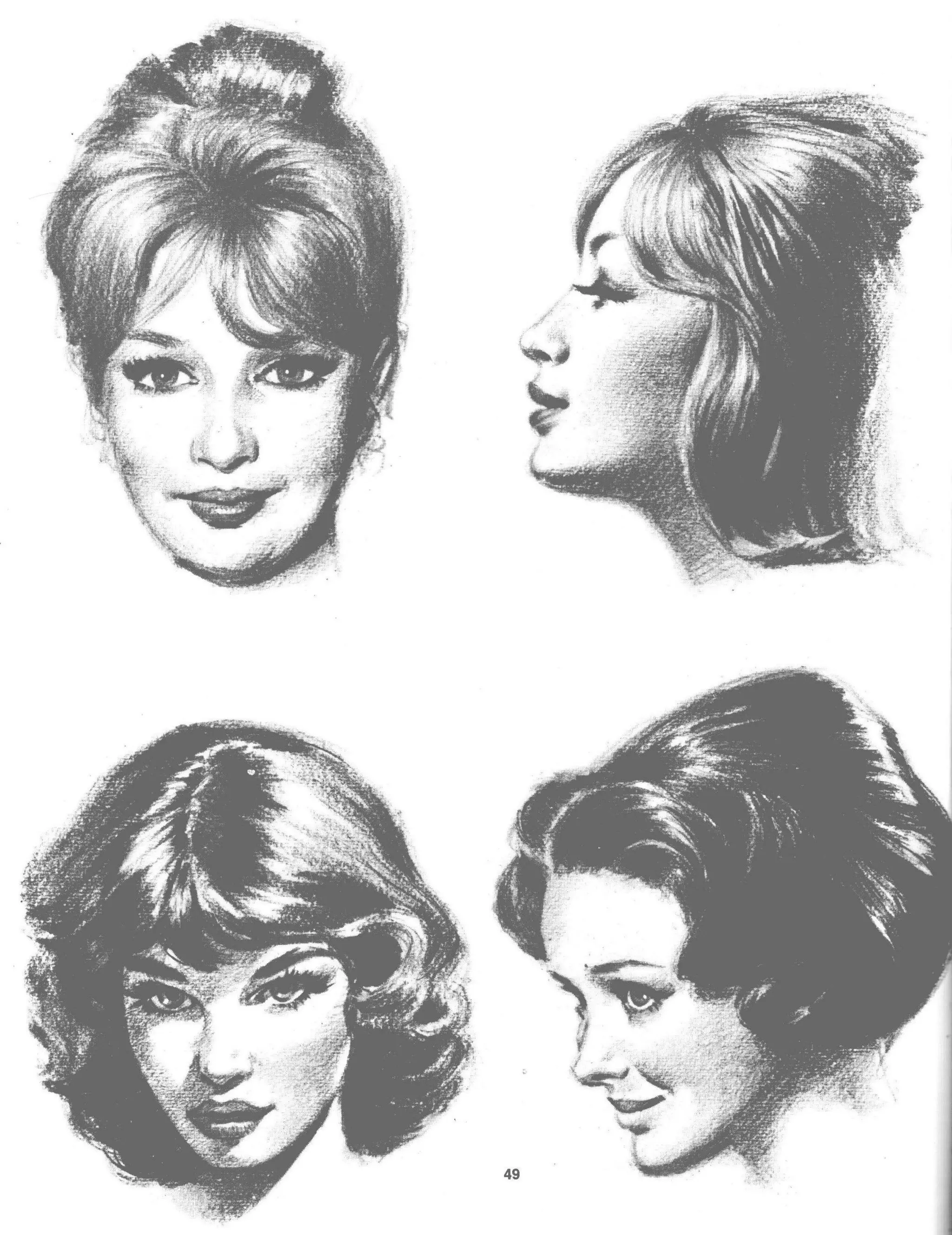 Aprende a dibujar la cabeza humana. Retratos