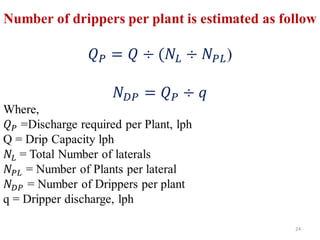 Drip System Graph Drip Irrigation System 03 | PPTX