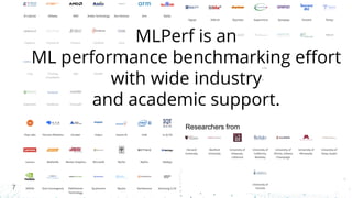 “An Industry Standard Performance Benchmark Suite for Machine Learning ...