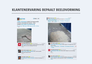 KLANTENERVARING BEPAALT BEELDVORMING
 