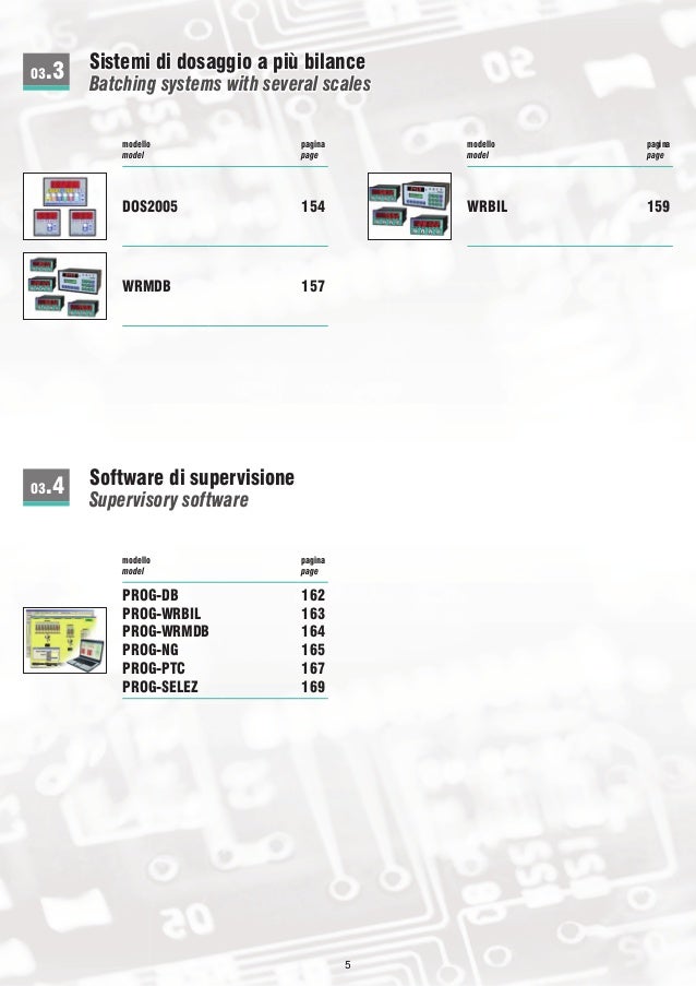 PRODUCT CATALOGS 03 Electronic instrumentation weight ...