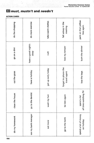 Elementary Grammar Games