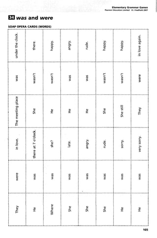 Elementary Grammar Games