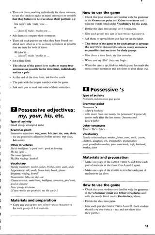 Elementary Grammar Games