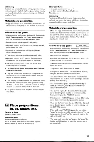 Elementary Grammar Games