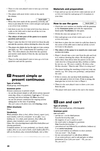 Elementary Grammar Games