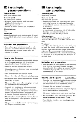 Elementary Grammar Games