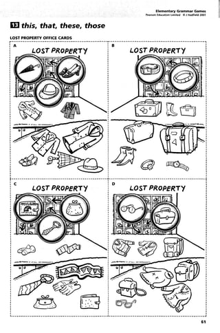 Elementary Grammar Games