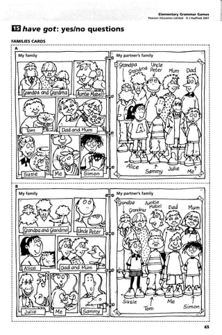 Elementary Grammar Games